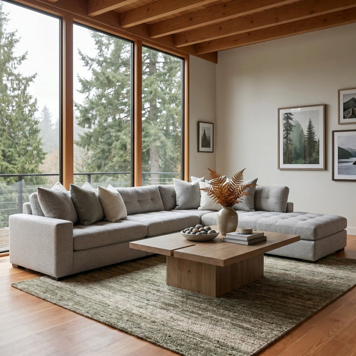 Noah 5 Piece Sectional Living Room Jonathan Louis