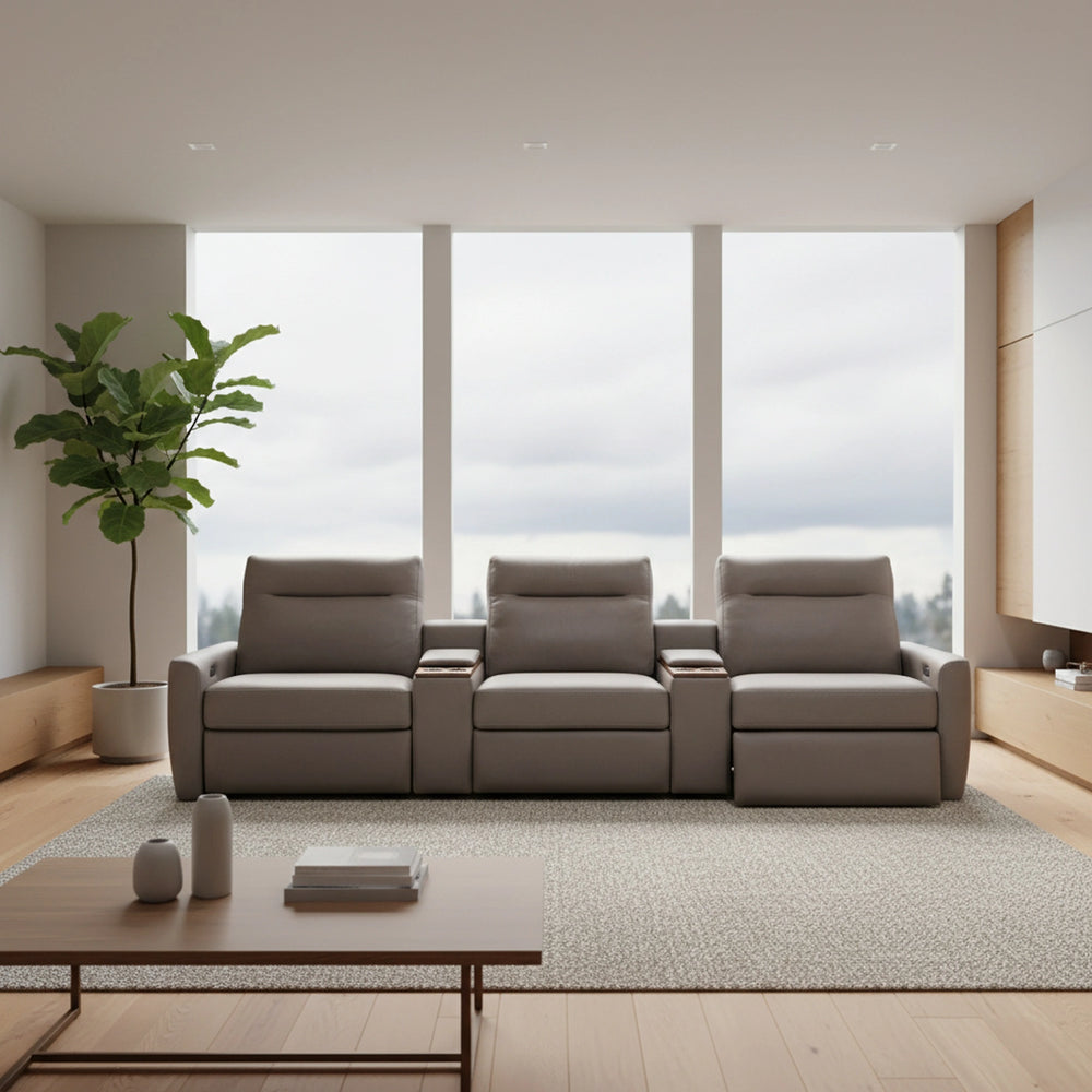 Keystone 5 Piece Sectional Living Room American Leather