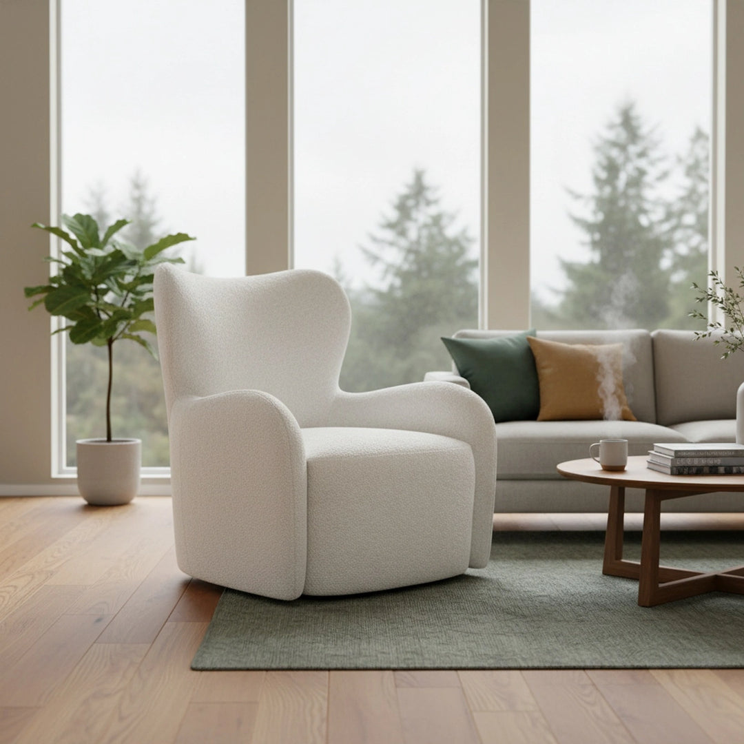 Kobe Swivel Chair Living Room American Leather