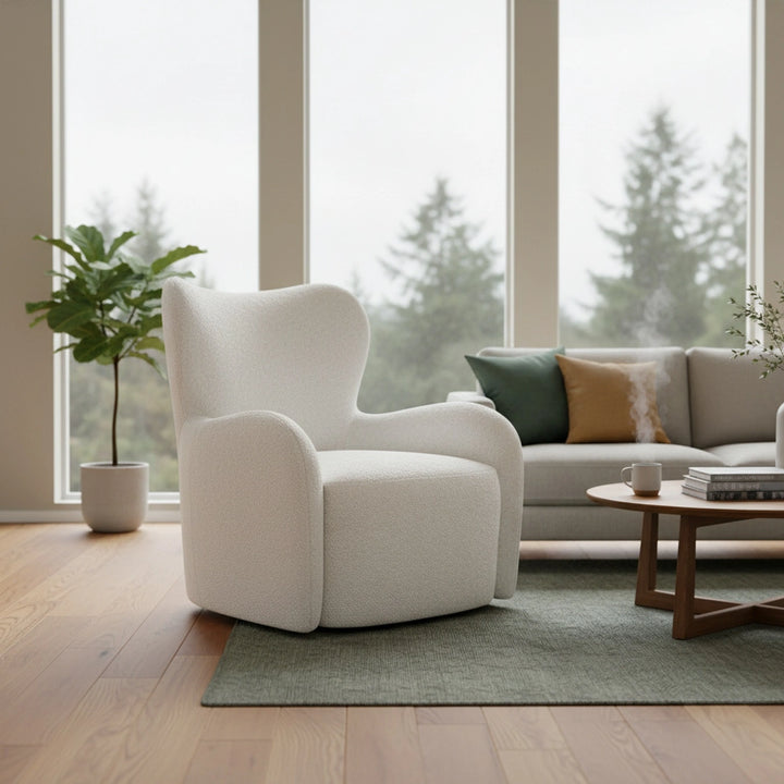 Kobe Swivel Chair Living Room American Leather