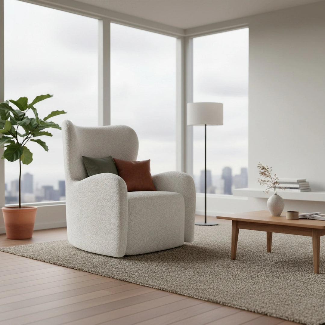 Kobe Swivel Chair Living Room American Leather