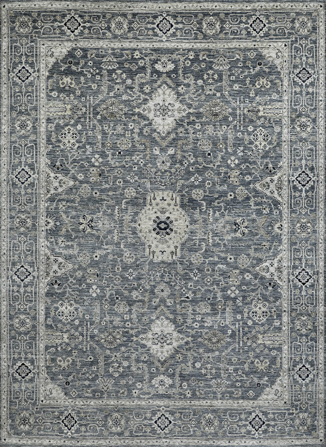 Mafi Signature | Khyber | KYB-103: Grey/Grey Area Rug Mafi Rugs
