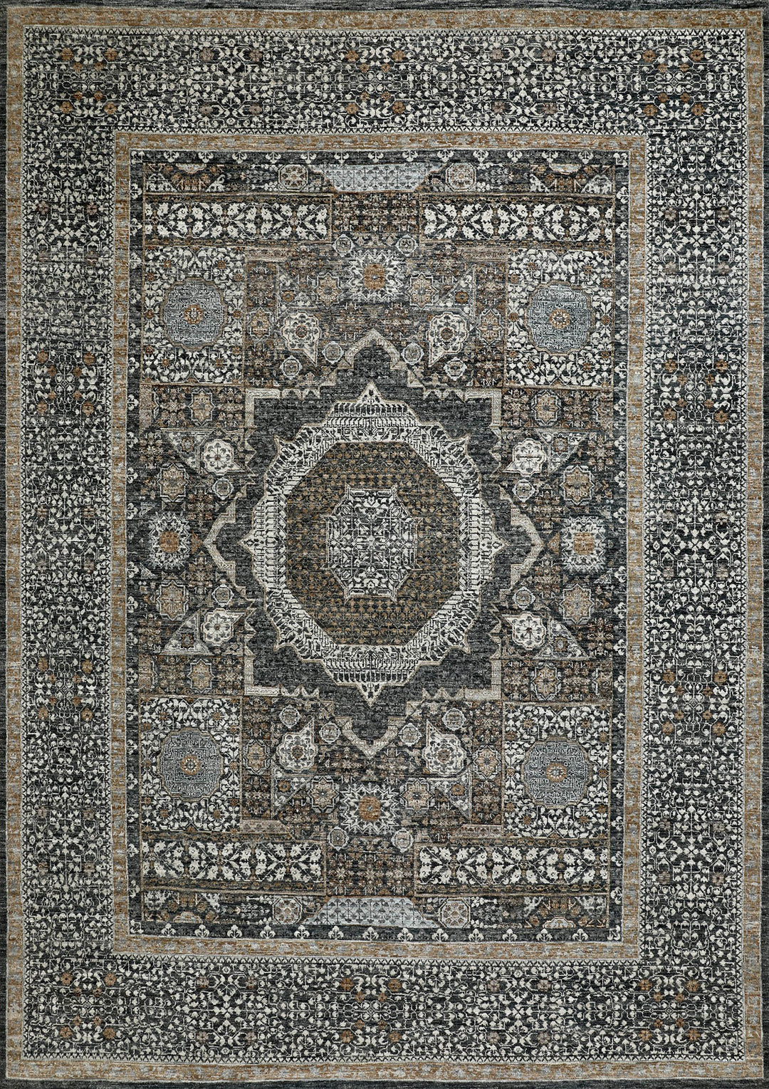 Mafi Signature | Khyber | KYB-111: Grey Area Rug Mafi Rugs