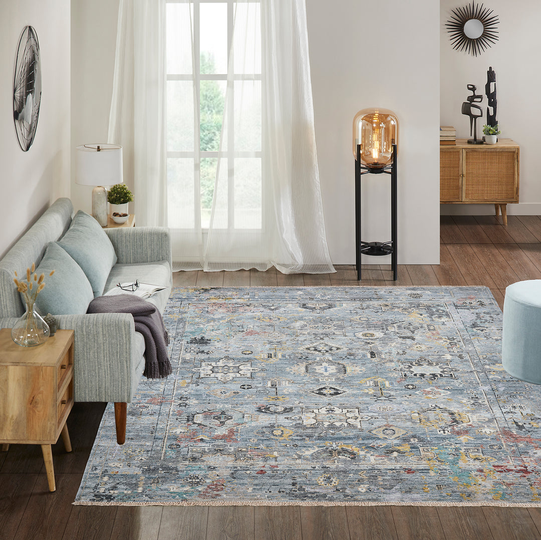 Regal | Khloe | 1811743: Blue/Multi Area Rug Mafi Rugs   