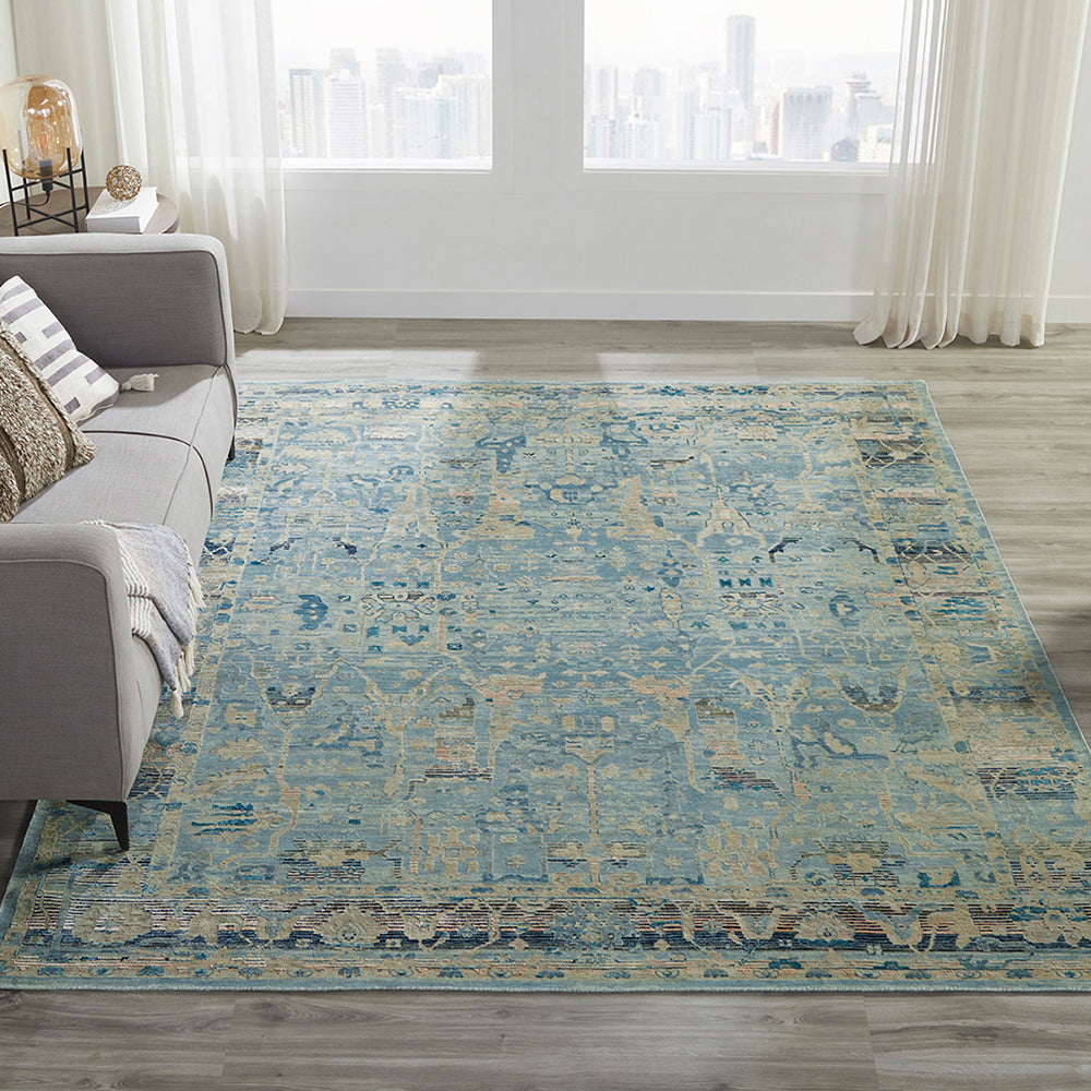 Regal | Klamath Terrace | 1811063: Blue Area Rug Mafi Rugs   