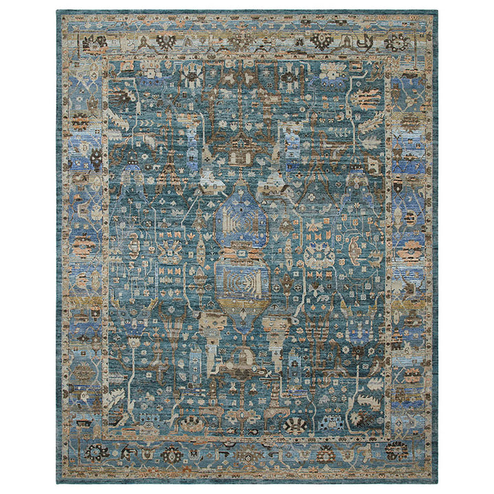 Regal | Klamath Terrace | 1811463: Blue Area Rug Mafi Rugs   