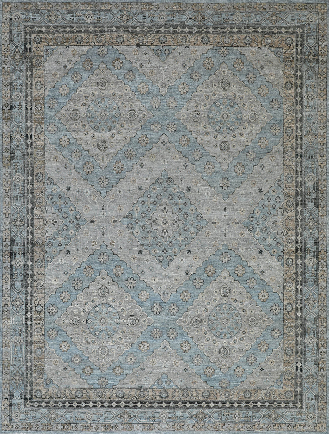 Mafi Signature | Legacy | LEG-104: Beige/Aqua Area Rug Mafi Rugs