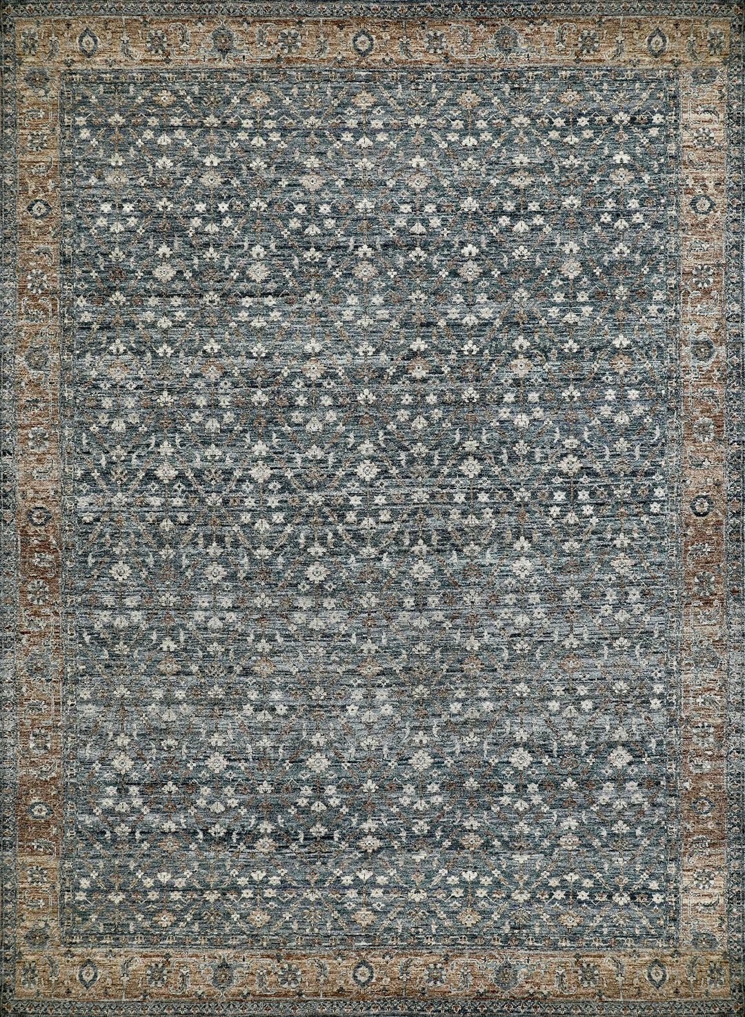 Mafi Signature | Legacy | LEG-125: Charcoal/Copper Area Rug Mafi Rugs