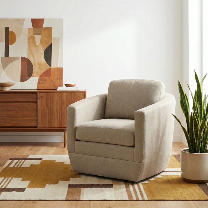 Lily Swivel Chair Living Room Jonathan Louis