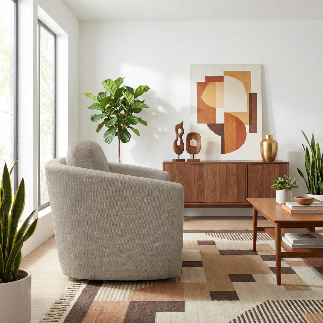 Lily Swivel Chair Living Room Jonathan Louis