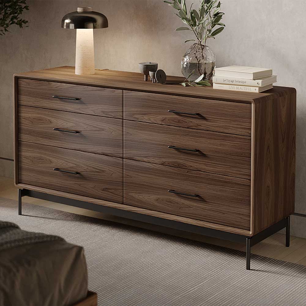 LINQ Bedroom 9186 6-Drawer Dresser Bedroom BDI