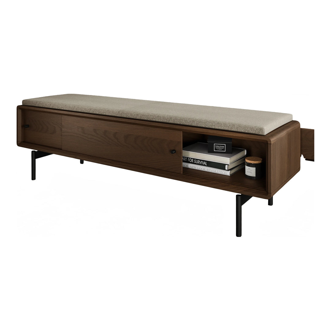 LINQ Bedroom 9101 Storage Bench | Fabric Bedroom BDI