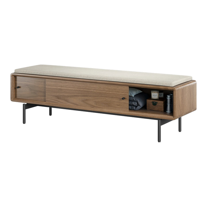 LINQ Bedroom 9101 Storage Bench | Fabric Bedroom BDI