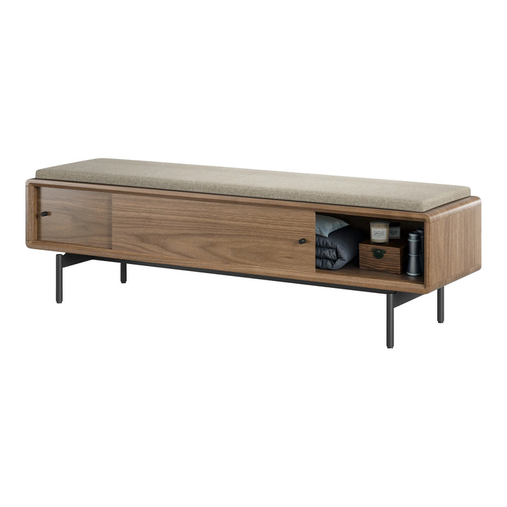 LINQ Bedroom 9101 Storage Bench | Fabric Bedroom BDI