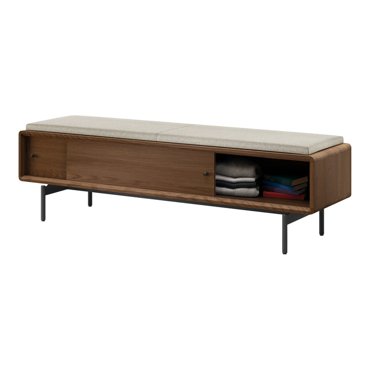 LINQ Bedroom 9101 Storage Bench | Fabric Bedroom BDI