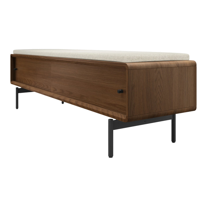 LINQ Bedroom 9101 Storage Bench | Fabric Bedroom BDI