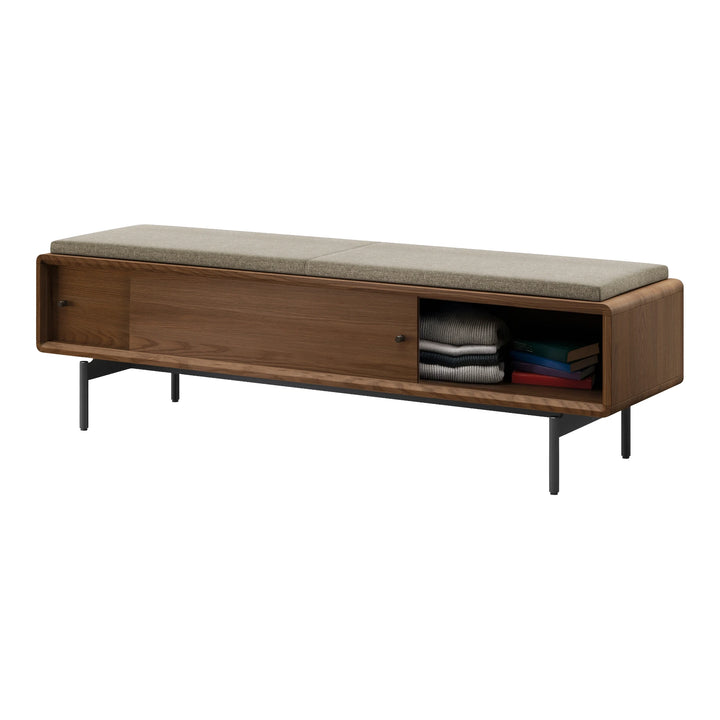 LINQ Bedroom 9101 Storage Bench | Fabric Bedroom BDI
