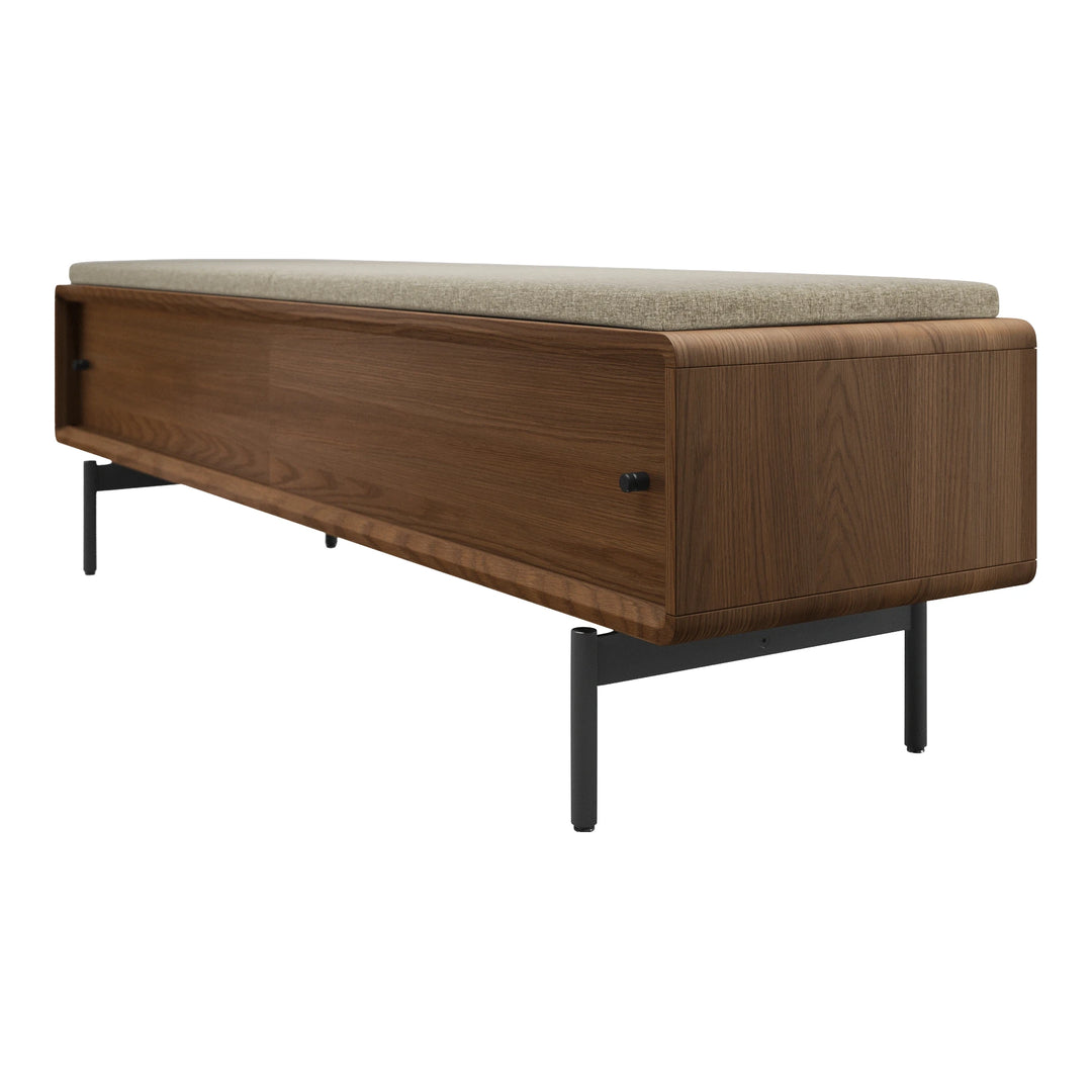 LINQ Bedroom 9101 Storage Bench | Fabric Bedroom BDI