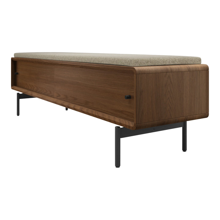 LINQ Bedroom 9101 Storage Bench | Fabric Bedroom BDI