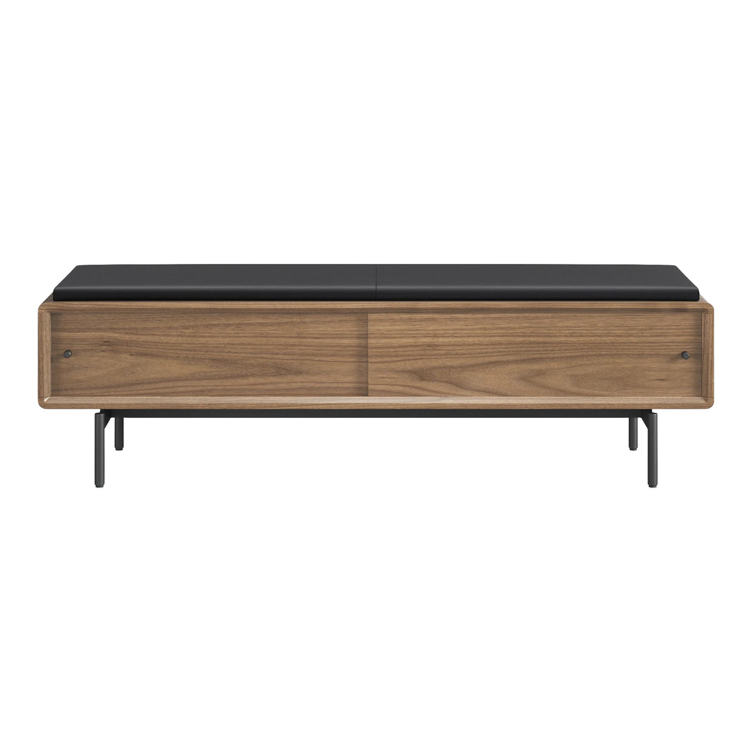 LINQ Bedroom 9102 Storage Bench | Leather Bedroom BDI