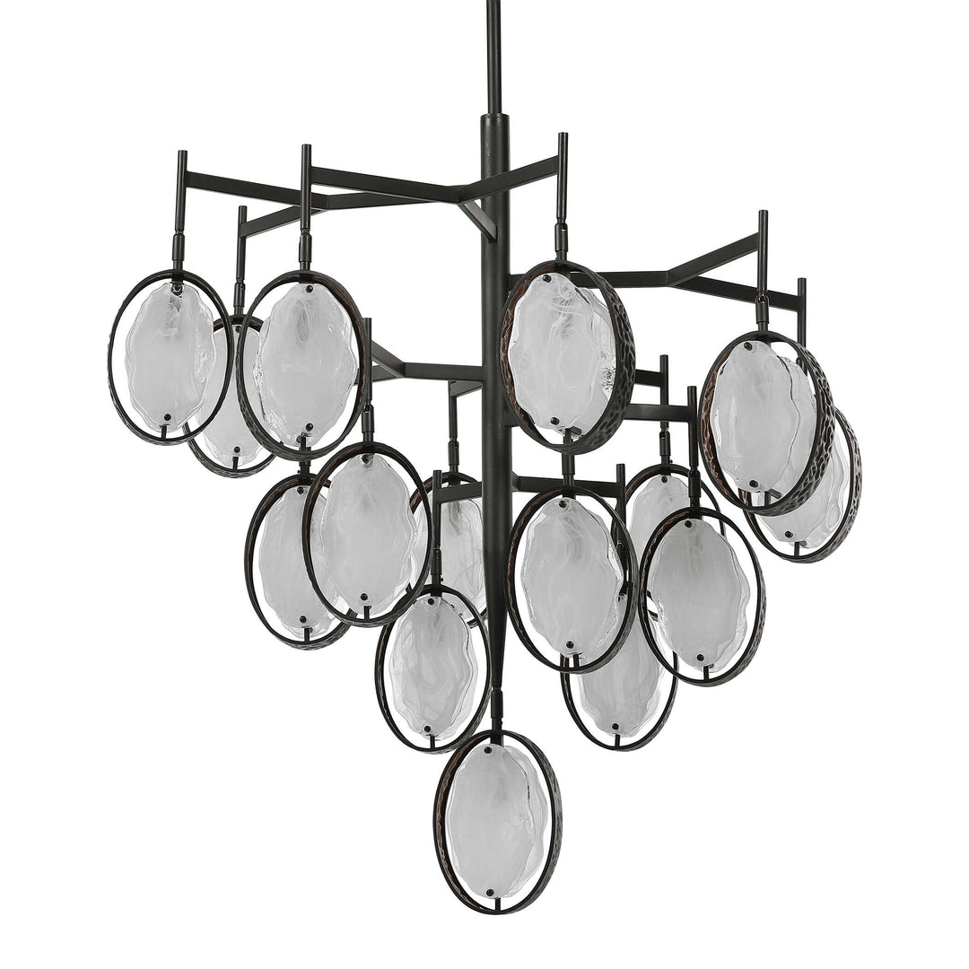 Maxin 15 Light Large Bronze Chandelier Accessories Uttermost