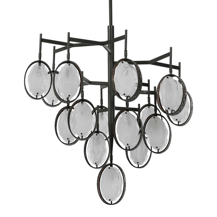 Maxin 15 Light Large Bronze Chandelier Accessories Uttermost