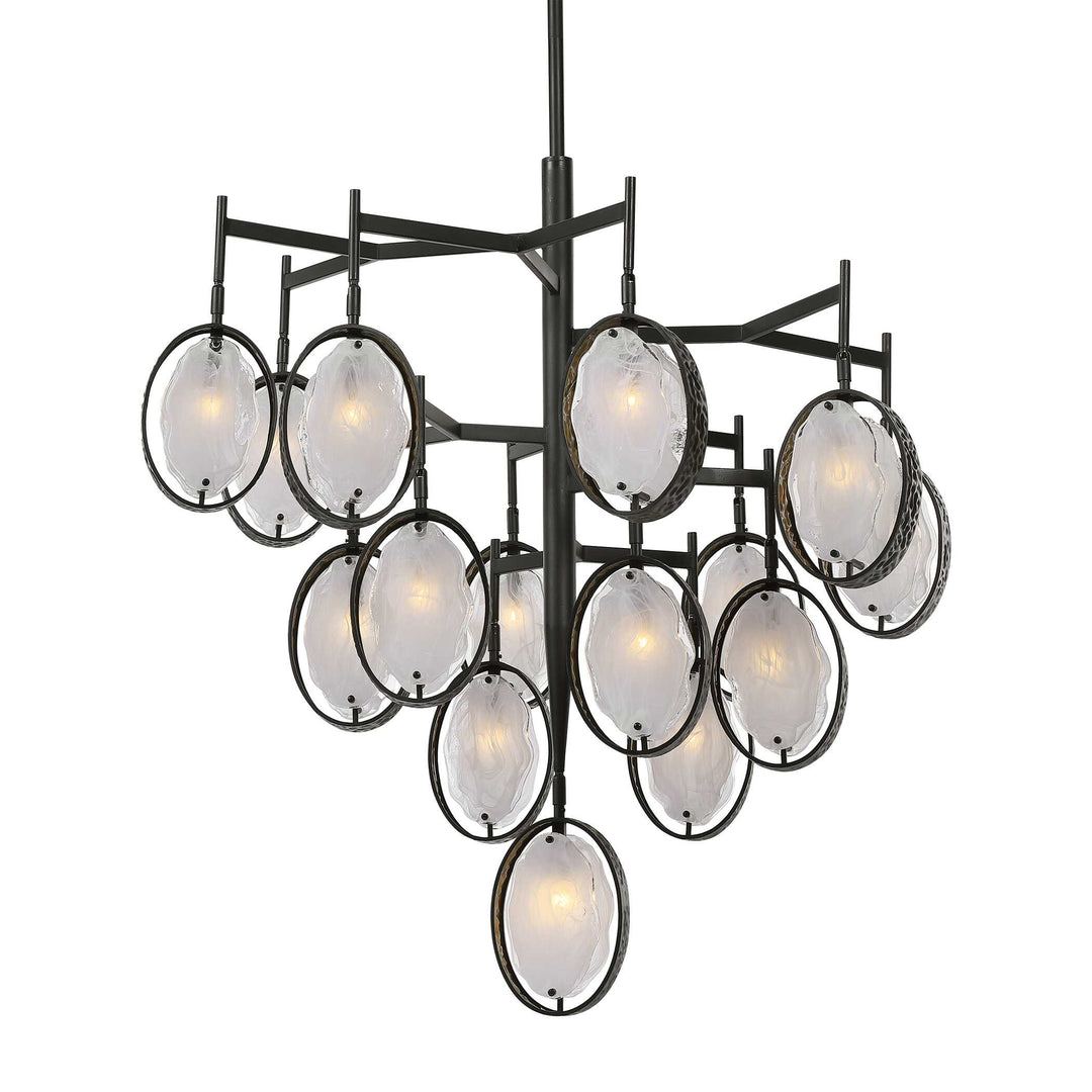 Maxin 15 Light Large Bronze Chandelier Accessories Uttermost