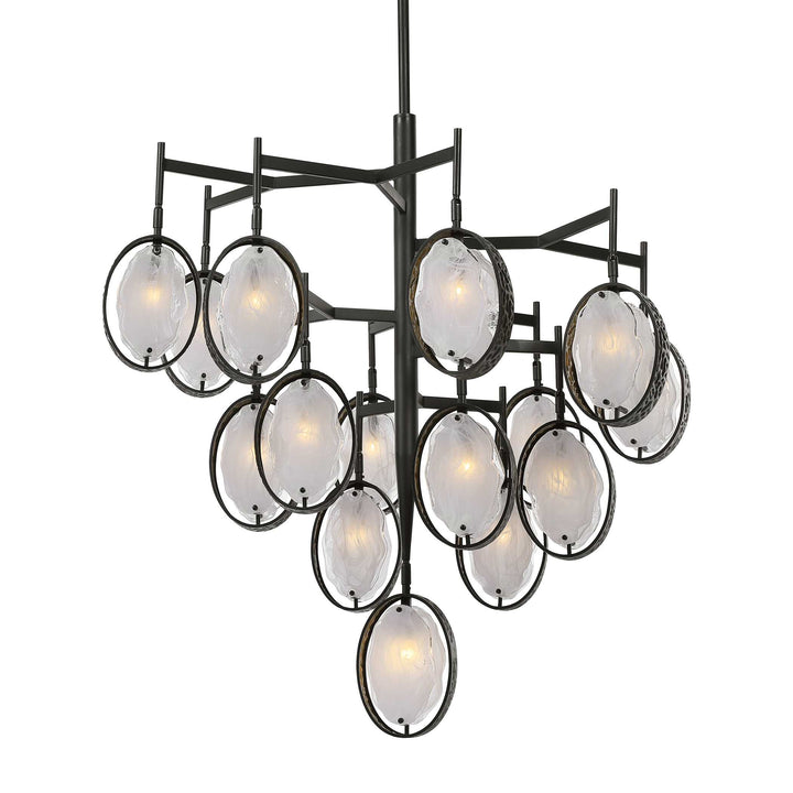 Maxin 15 Light Large Bronze Chandelier Accessories Uttermost