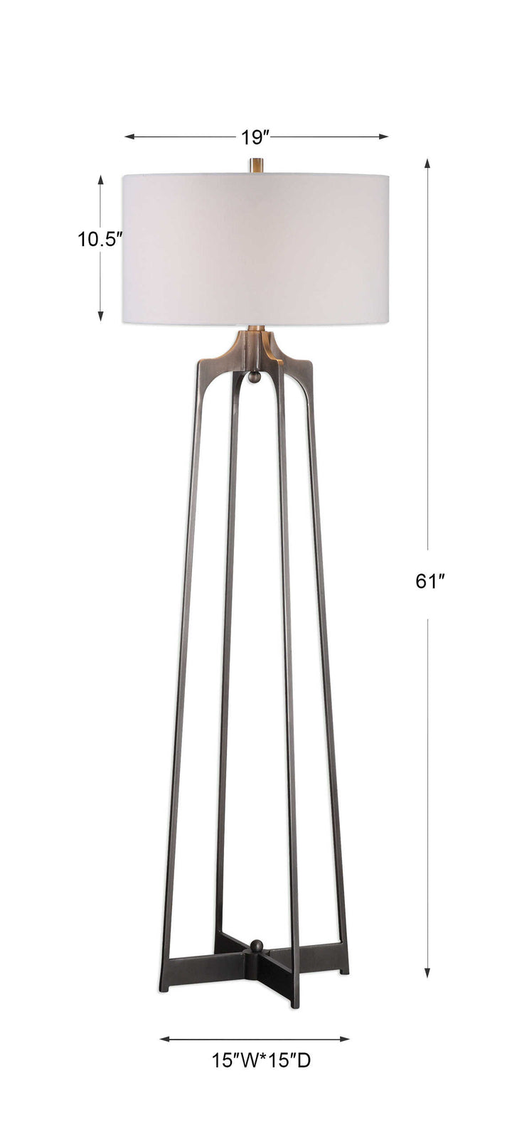 Adrian Modern Floor Lamp Accessories Uttermost