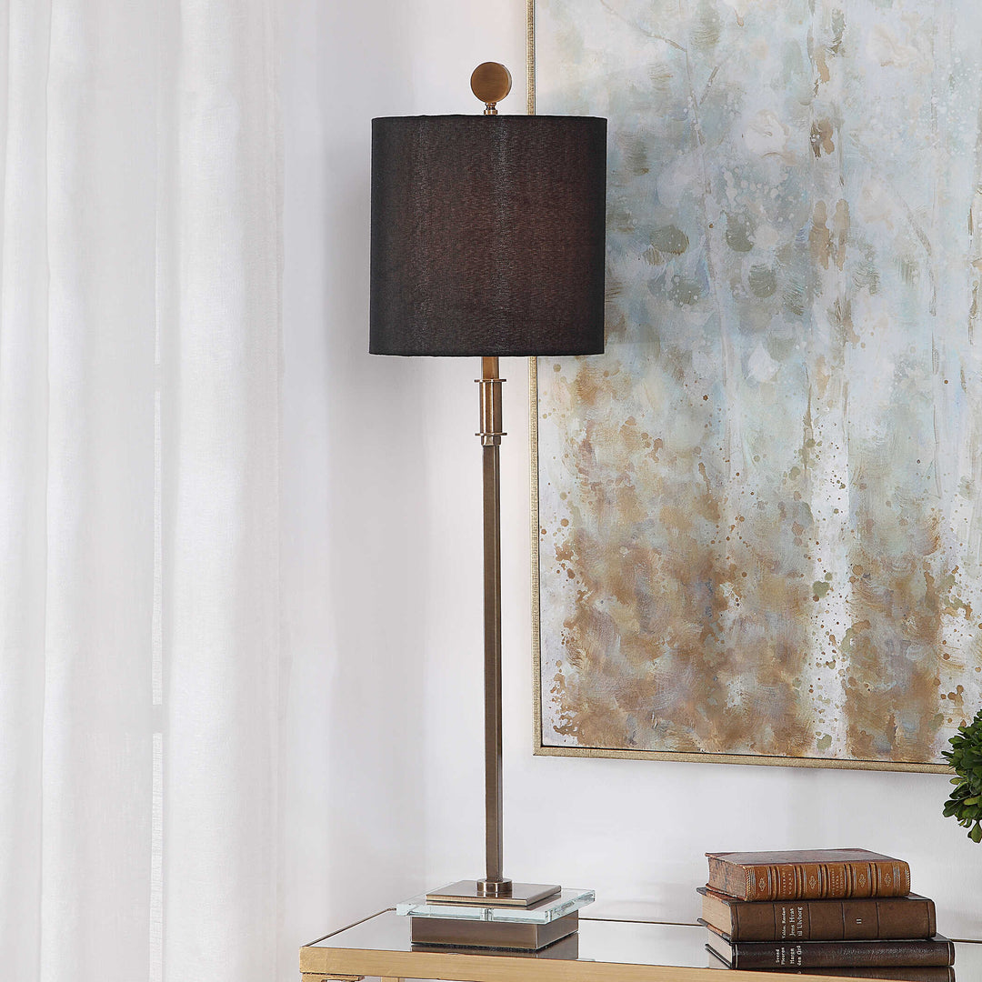 Volante Antique Brass Table Lamp Accessories Uttermost