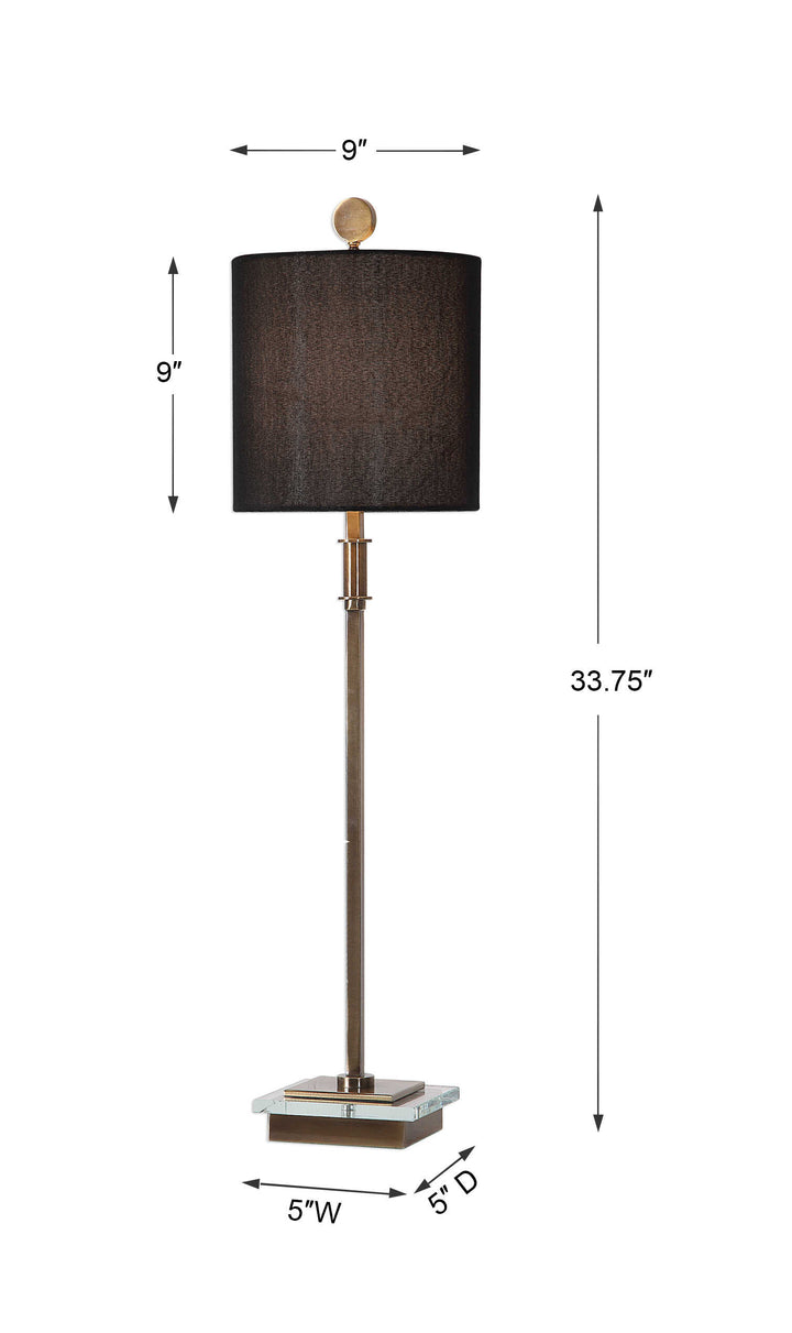 Volante Antique Brass Table Lamp Accessories Uttermost
