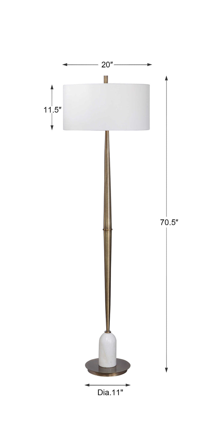 Minette Mid-Century Floor Lamp Accessories Uttermost