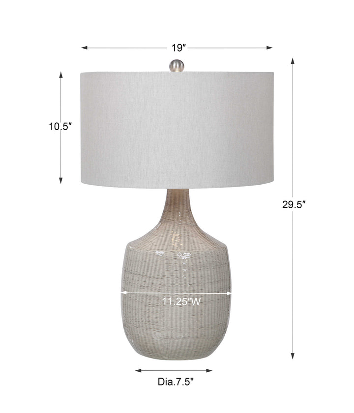 Felipe Gray Table Lamp Accessories Uttermost