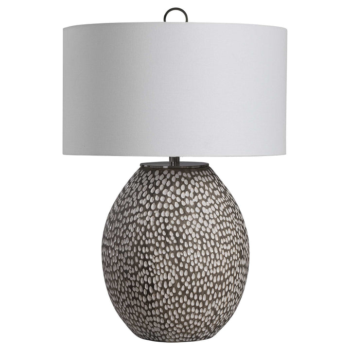 Cyprien Gray White Table Lamp Accessories Uttermost