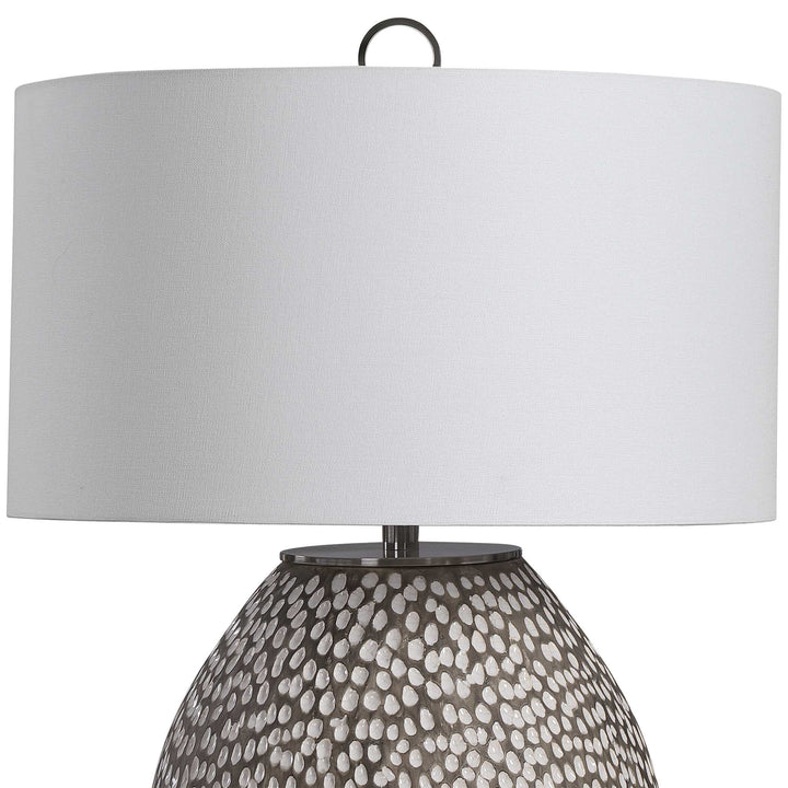 Cyprien Gray White Table Lamp Accessories Uttermost