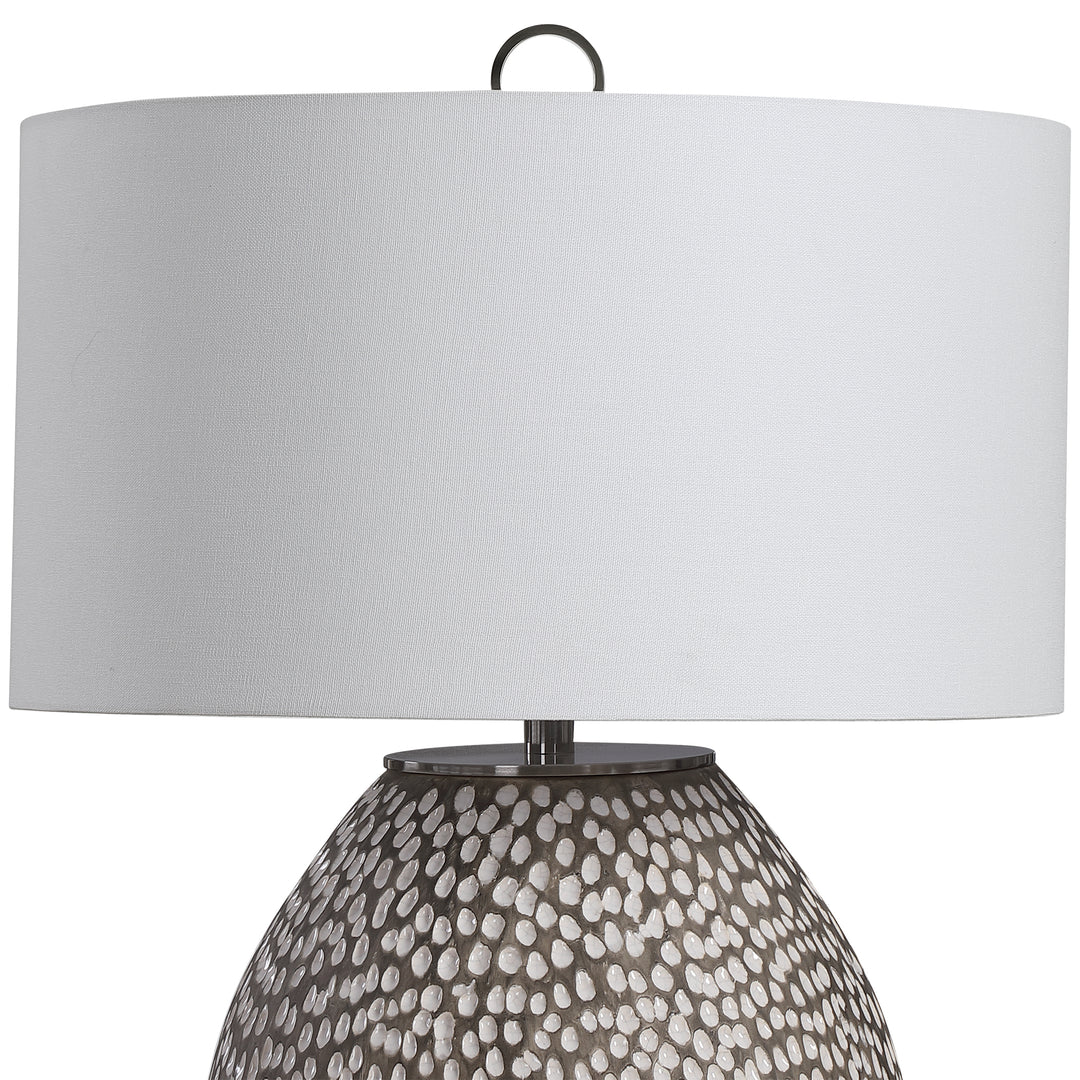 Cyprien Gray White Table Lamp Accessories Uttermost