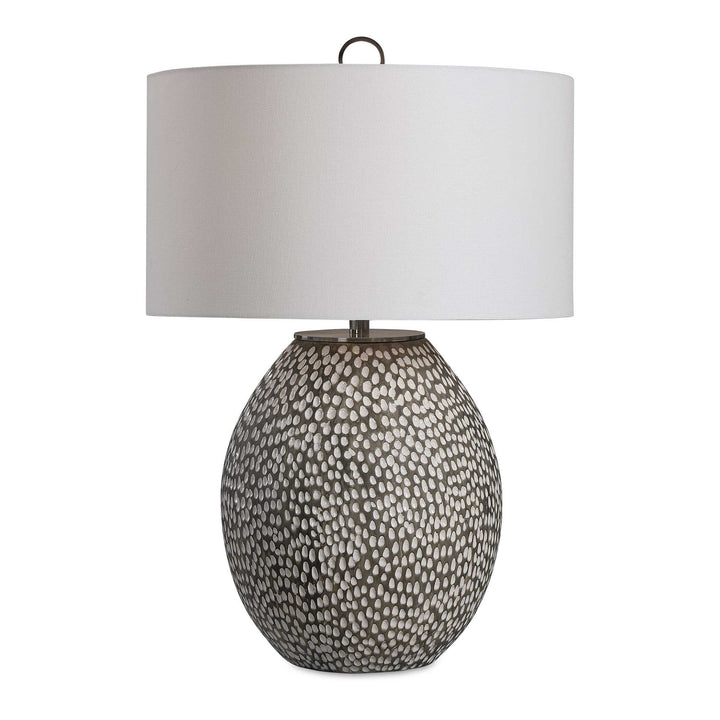 Cyprien Gray White Table Lamp Accessories Uttermost