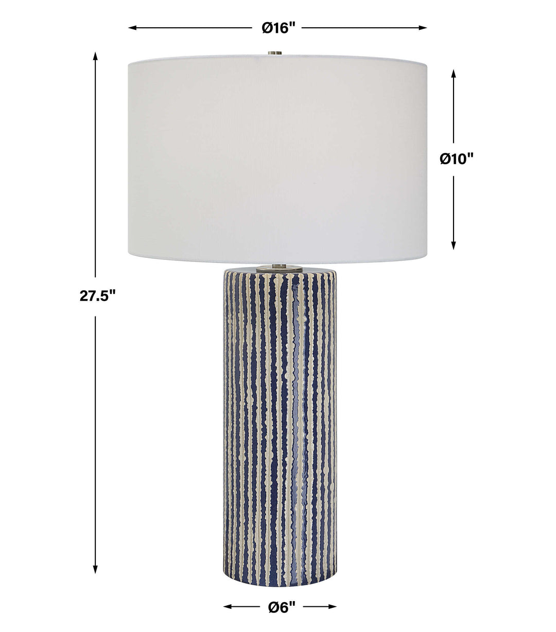 Havana Blue Table Lamp Accessories Uttermost