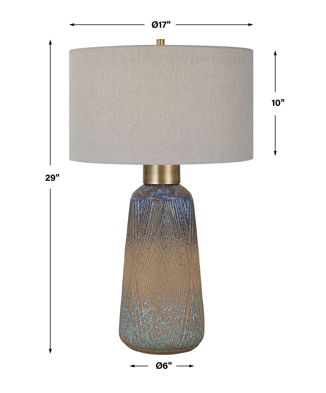 Western Sky Ceramic Table Lamp Accessories Uttermost