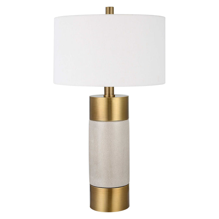 Adelia Ivory & Brass Table Lamp Accessories Uttermost