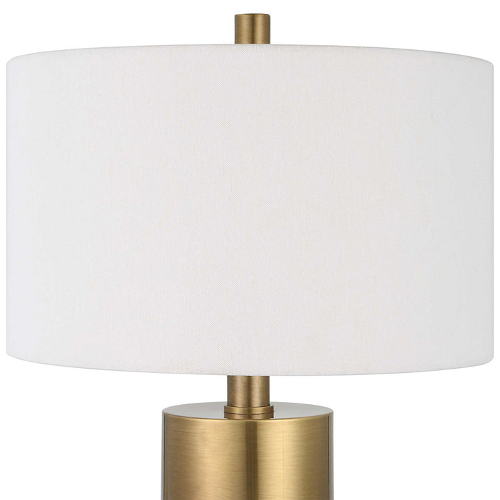 Adelia Ivory & Brass Table Lamp Accessories Uttermost