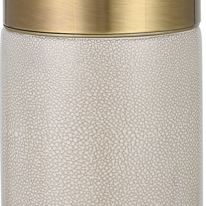 Adelia Ivory & Brass Table Lamp Accessories Uttermost