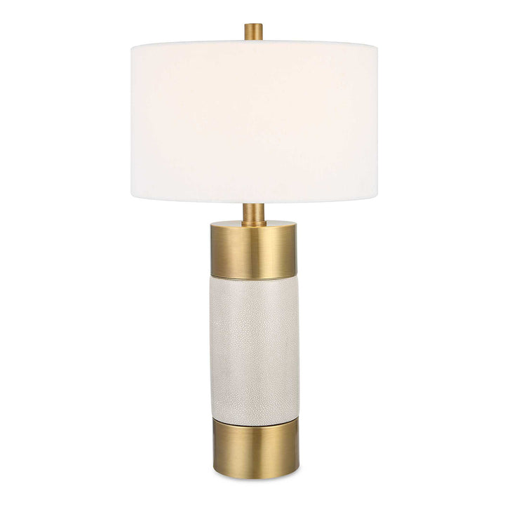 Adelia Ivory & Brass Table Lamp Accessories Uttermost