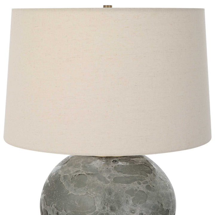 Lunia Gray Glass Table Lamp Accessories Uttermost