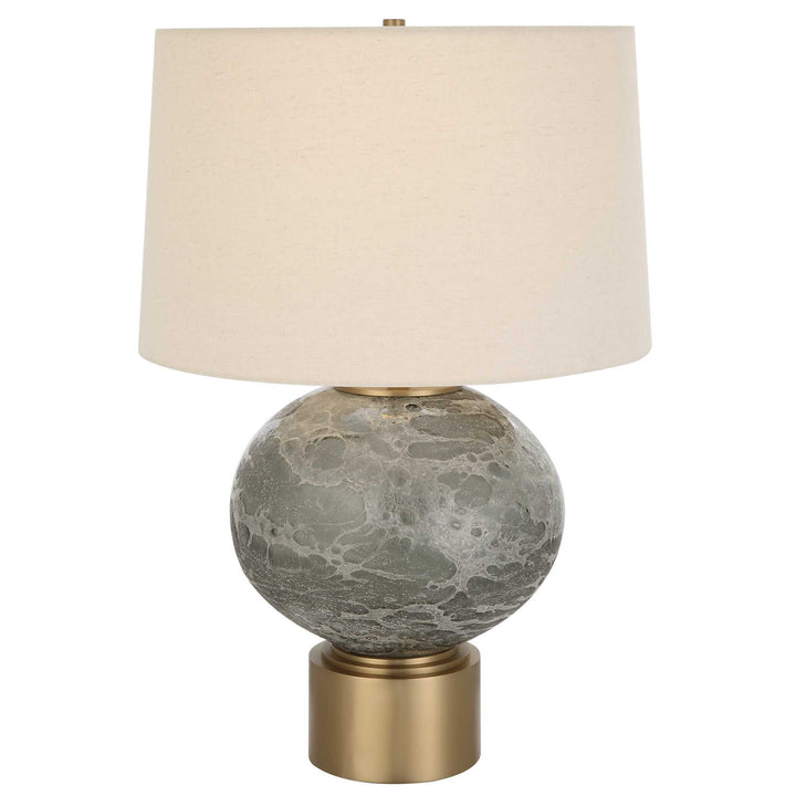 Lunia Gray Glass Table Lamp Accessories Uttermost