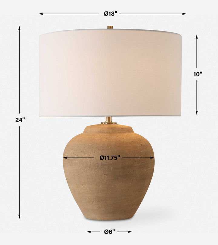 Treviso Terracotta Table Lamp Accessories Uttermost