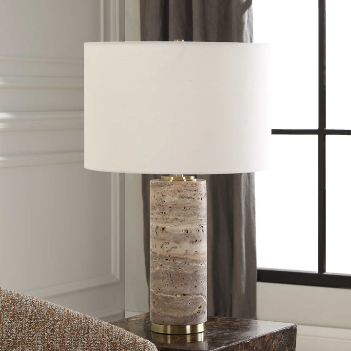 Cortado Travertine Table Lamp Accessories Uttermost