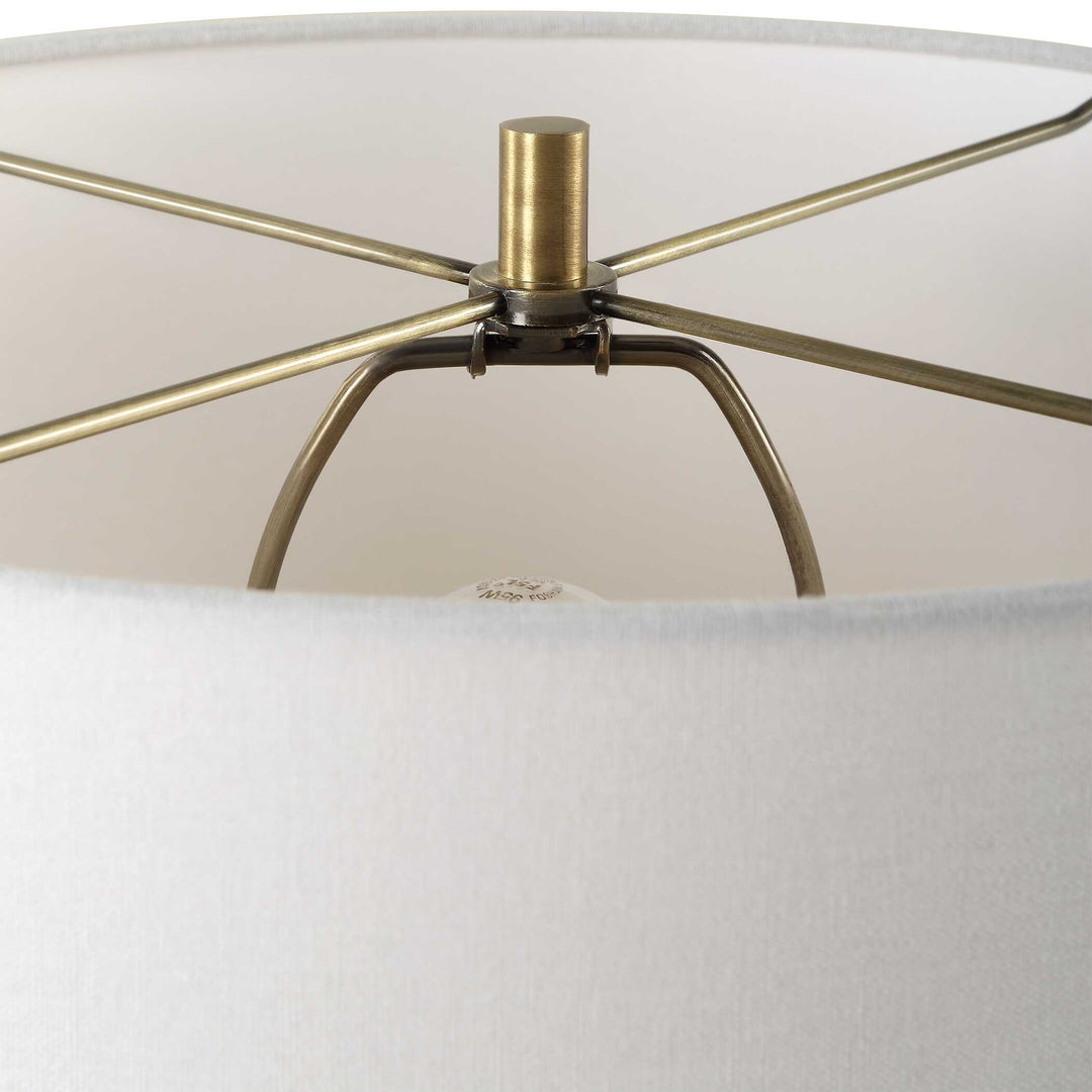 Forage Dark Scalloped Table Lamp Accessories Uttermost