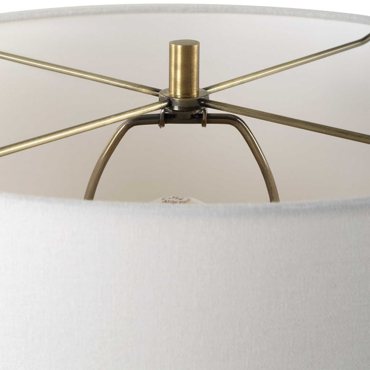 Forage Dark Scalloped Table Lamp Accessories Uttermost