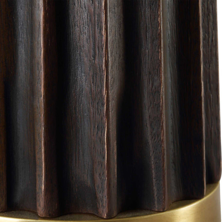 Forage Dark Scalloped Table Lamp Accessories Uttermost